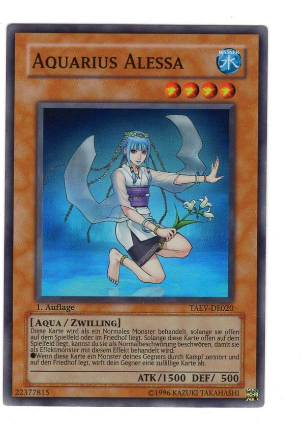 Aquarius Alessa - 1. Auflage - Super Rare - TAEV-DE020