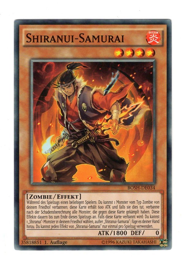 Shiranui-Samurai - 1. Auflage - BOSH-DE034