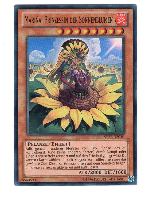 Marina, Prinzessin der Sonnenblumen - Super Rare - SHSP-DE040