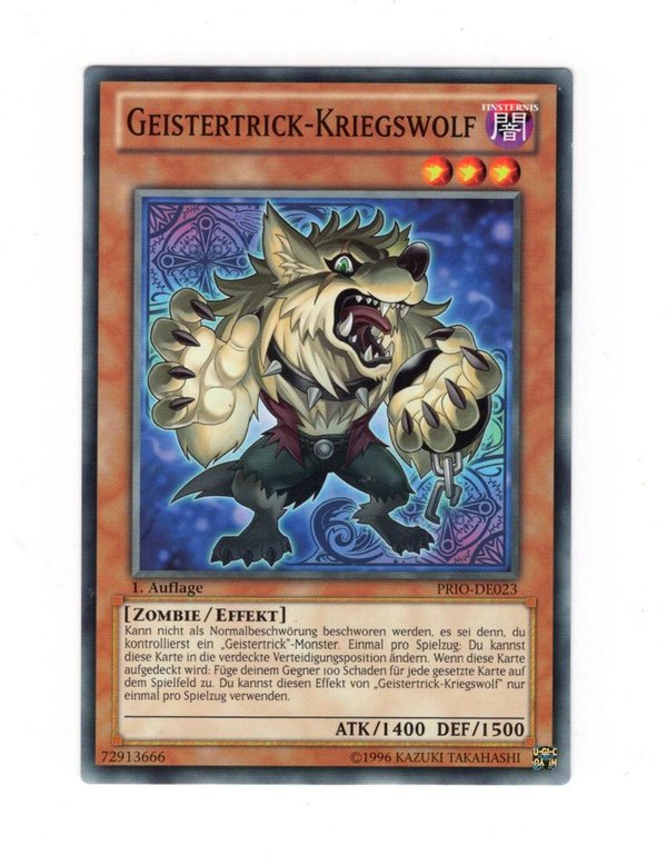 Geistertrick-Kriegswolf - 1. Auflage - PRIO-DE023 - Neuwertig