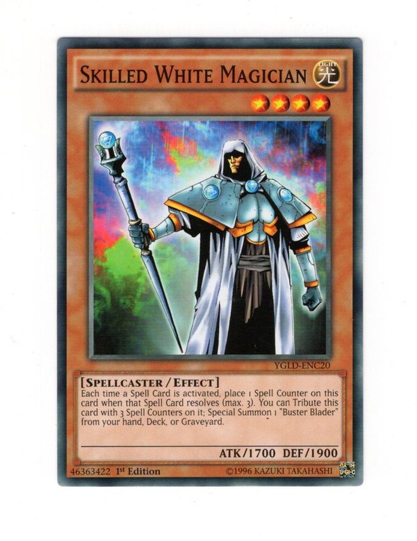 Skilled White Magician / Erfahrener Weißer Magier - 1st Edition - YGLD-ENC20