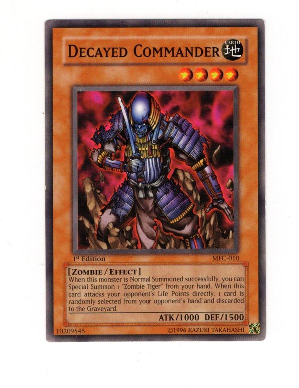 Decayed Commander - 1st Edition - MFC-010