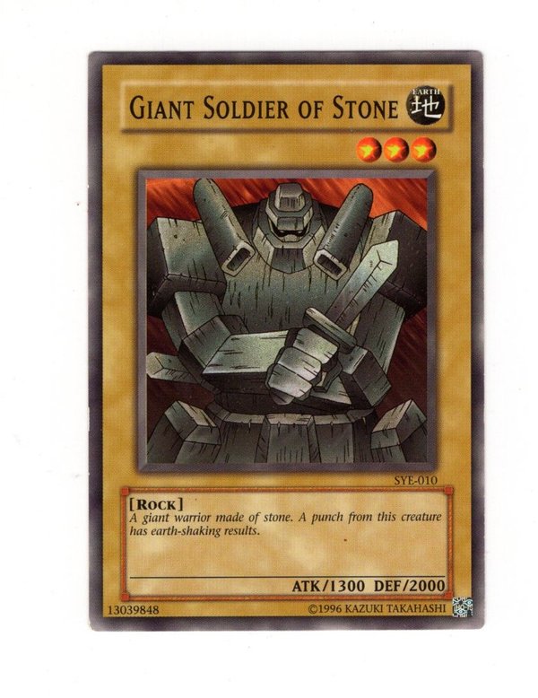 Giant Soldier of Stone / Riesen-Steinsoldat - SYE-010