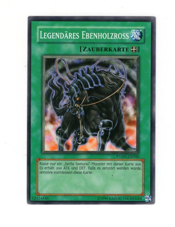 Legendäres Ebenholzross - STON-DE040