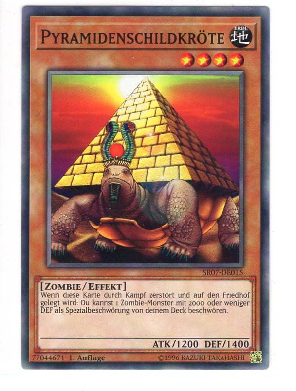 Pyramidenschildkröte - 1. Auflage - SR07-DE015