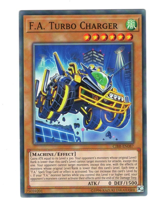 F.A. Turbo Charger / F.A. Turbolader - CIBR-EN087