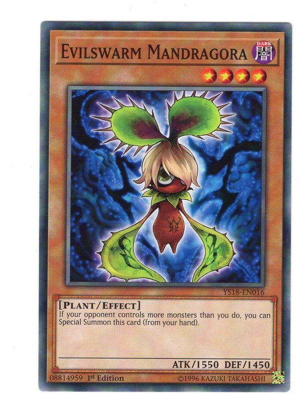 Evilswarm Mandragora / Übelschar-Mandragora - 1st Edition - YS18-EN016