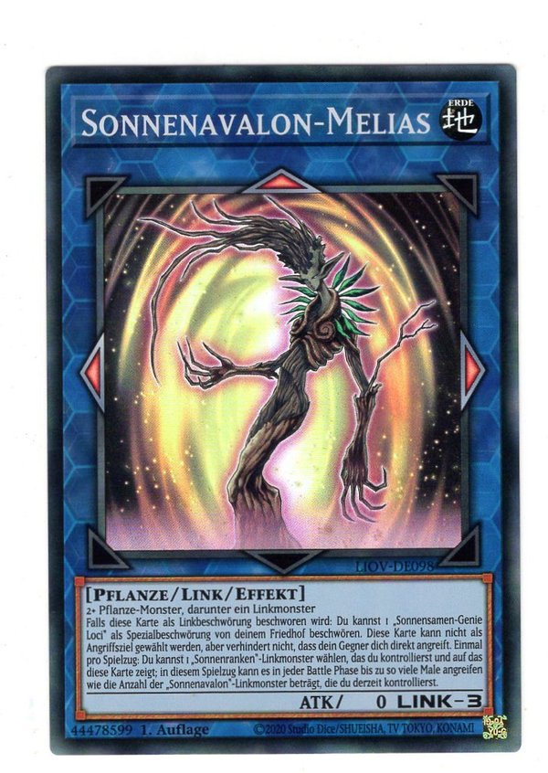 Sonnenavalon-Melias - 1. Auflage - Super Rare -  LIOV-DE098 - Neuwertig