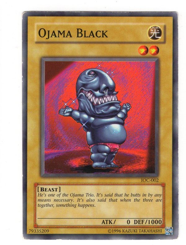 Ojama Black / Schwarzer Ojama - IOC-002 - (B-Ware)