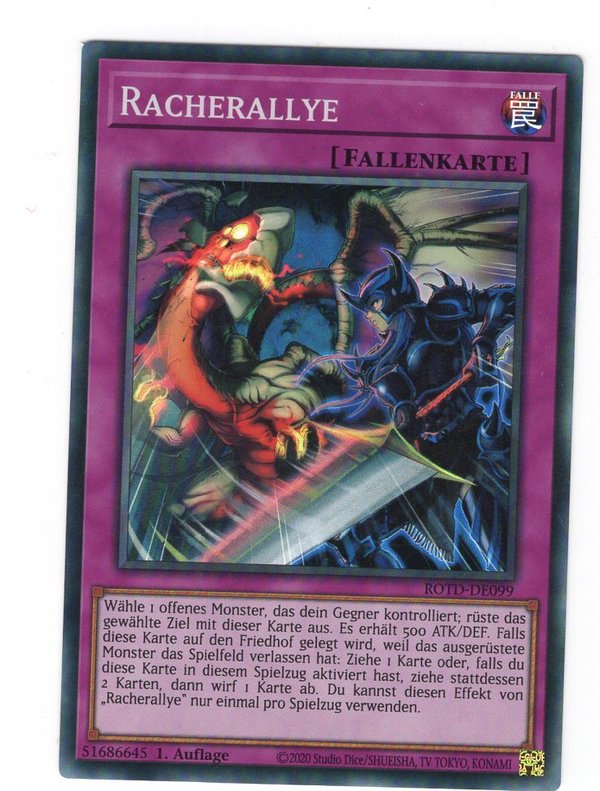 Racherallye - 1. Auflage - Super Rare - ROTD-DE099