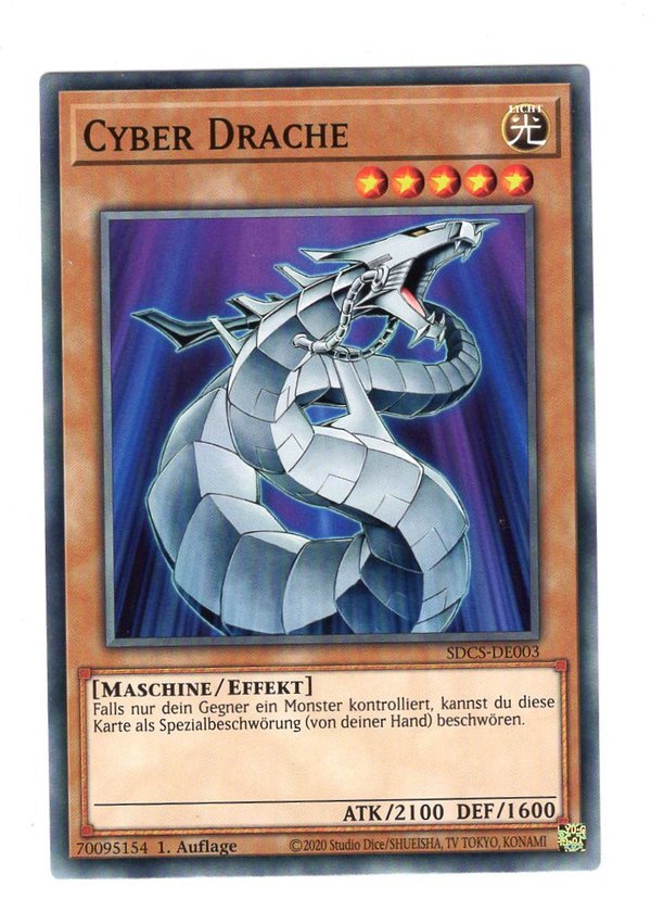 Cyber Drache - 1. Auflage - SDCS-DE004 - Neuwertig