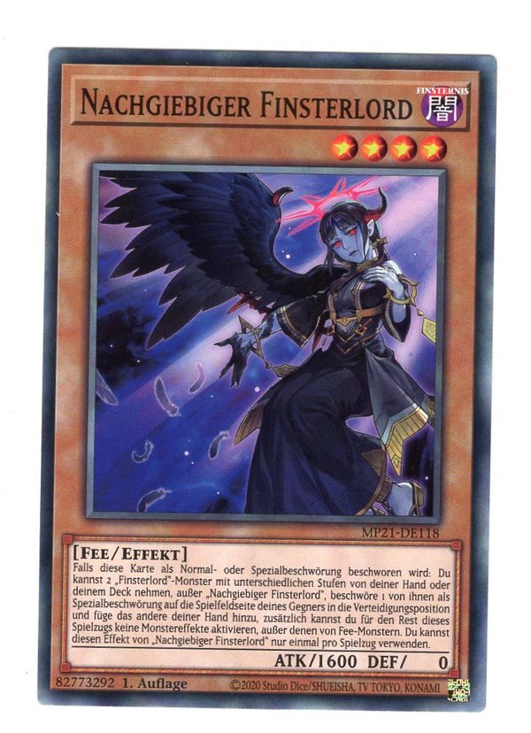 Nachgiebiger Finsterlord - 1. Auflage - MP21-DE118 - Neuwertig