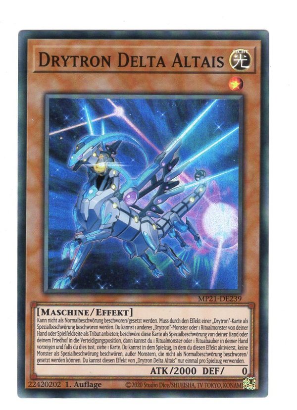 Drytron Delta Altais - 1. Auflage - Super Rare - MP21-DE239 - Neuwertig