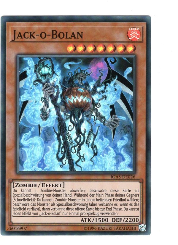 Jack-o-Bolan - Super Rare - IGAS-DE029 - Neuwertig