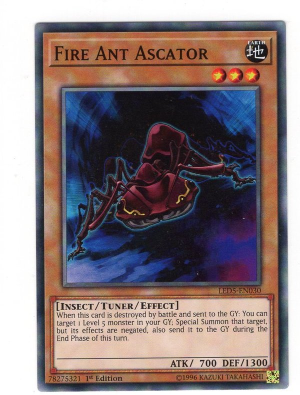 Fire Ant Ascator / Feuerameise Ascator - 1st Edition - LED5-EN030