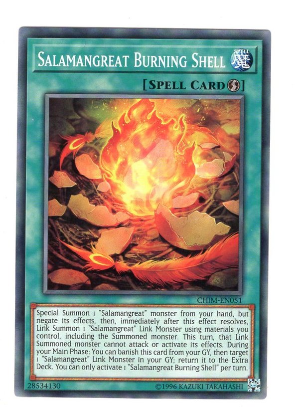 Salamangreat Burning Shell / Grosalamander-Flammenschale - CHIM-EN051