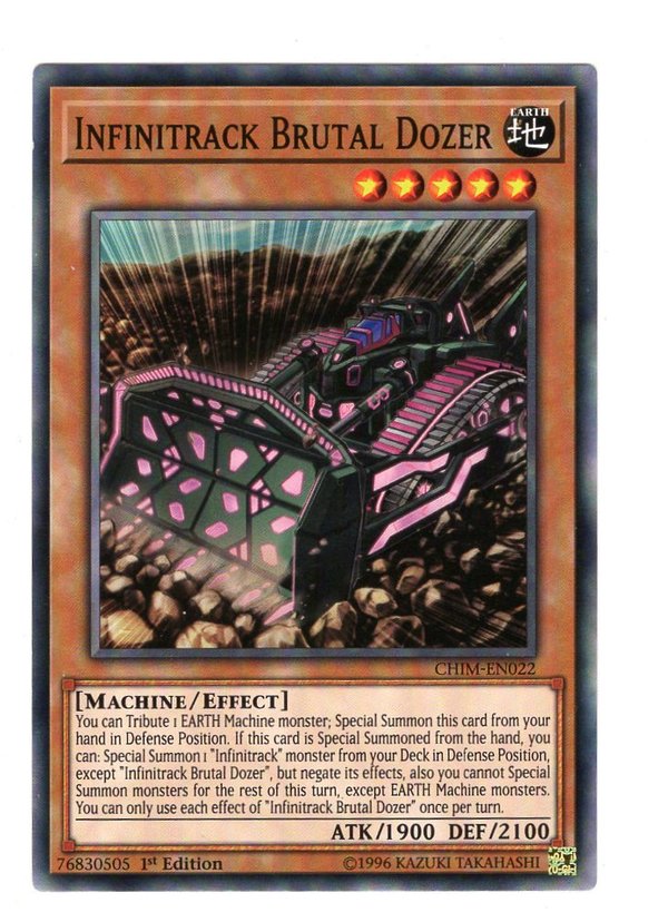 Infinitrack Brutal Dozer / Endloskette brutale Raupe - 1st Edition - CHIM-EN022