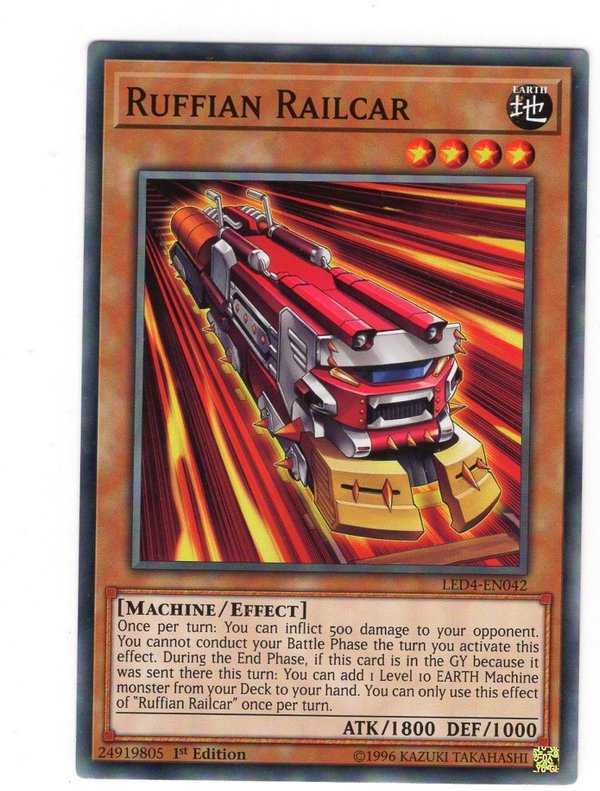 Ruffian Railcar / Triebwagen Raufbold - 1st Edition - LED4-EN042