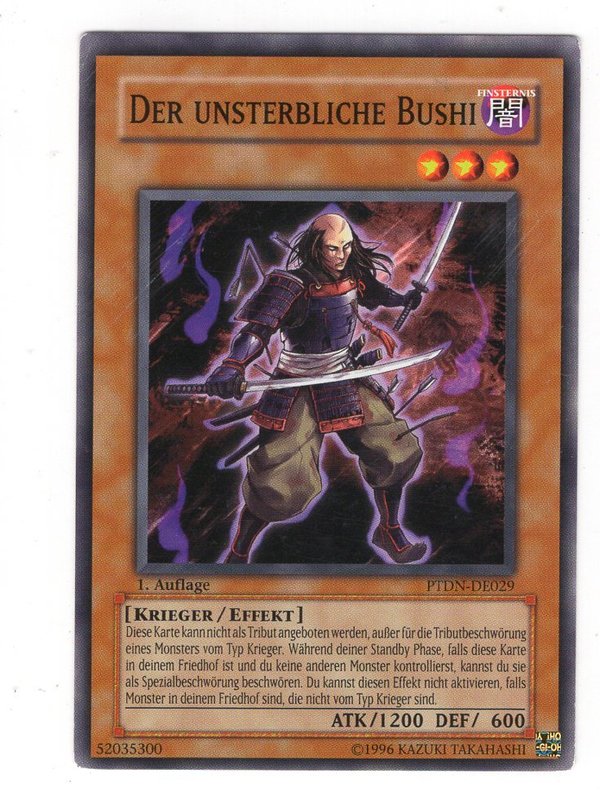 Der unsterbliche Bushi - 1. Auflage - PTDN-DE029 - (B-Ware)