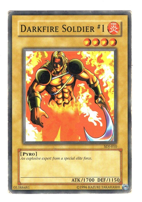 Darkfire Soldier #1 / Dunkler Feuersoldat #1 - SDJ-010 - (B-Ware)