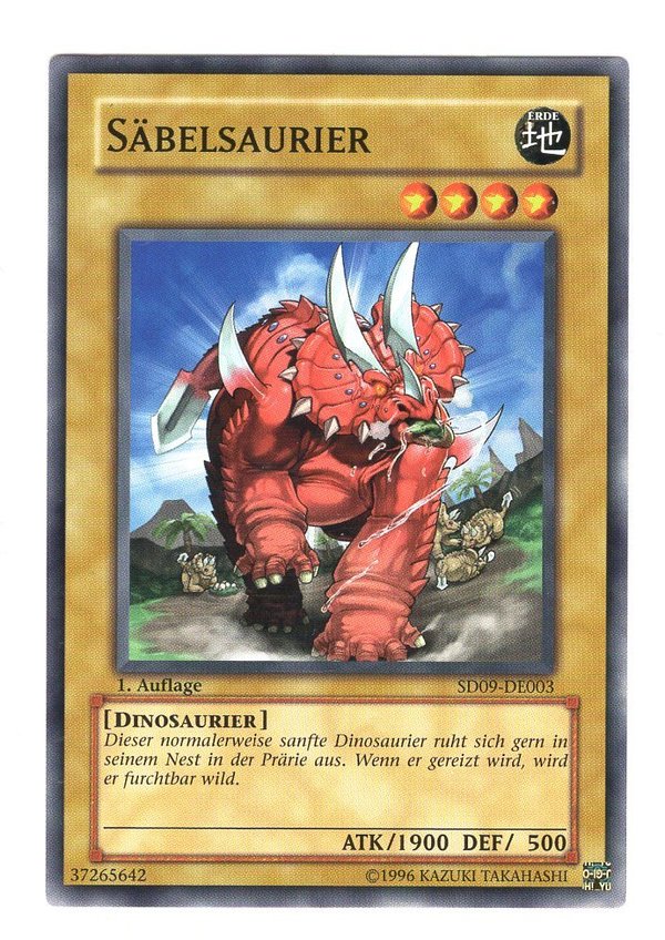 Säbelsaurier - 1. Auflage - SD09-DE003