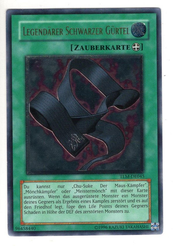 Legendärer schwarzer Gürtel - Ultimate Rare - TLM-DE045